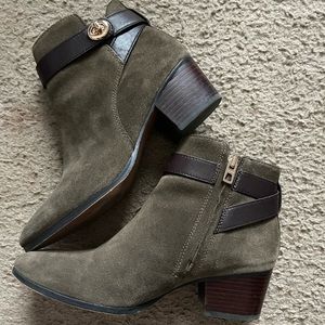 Coach Heeled Suede Boots